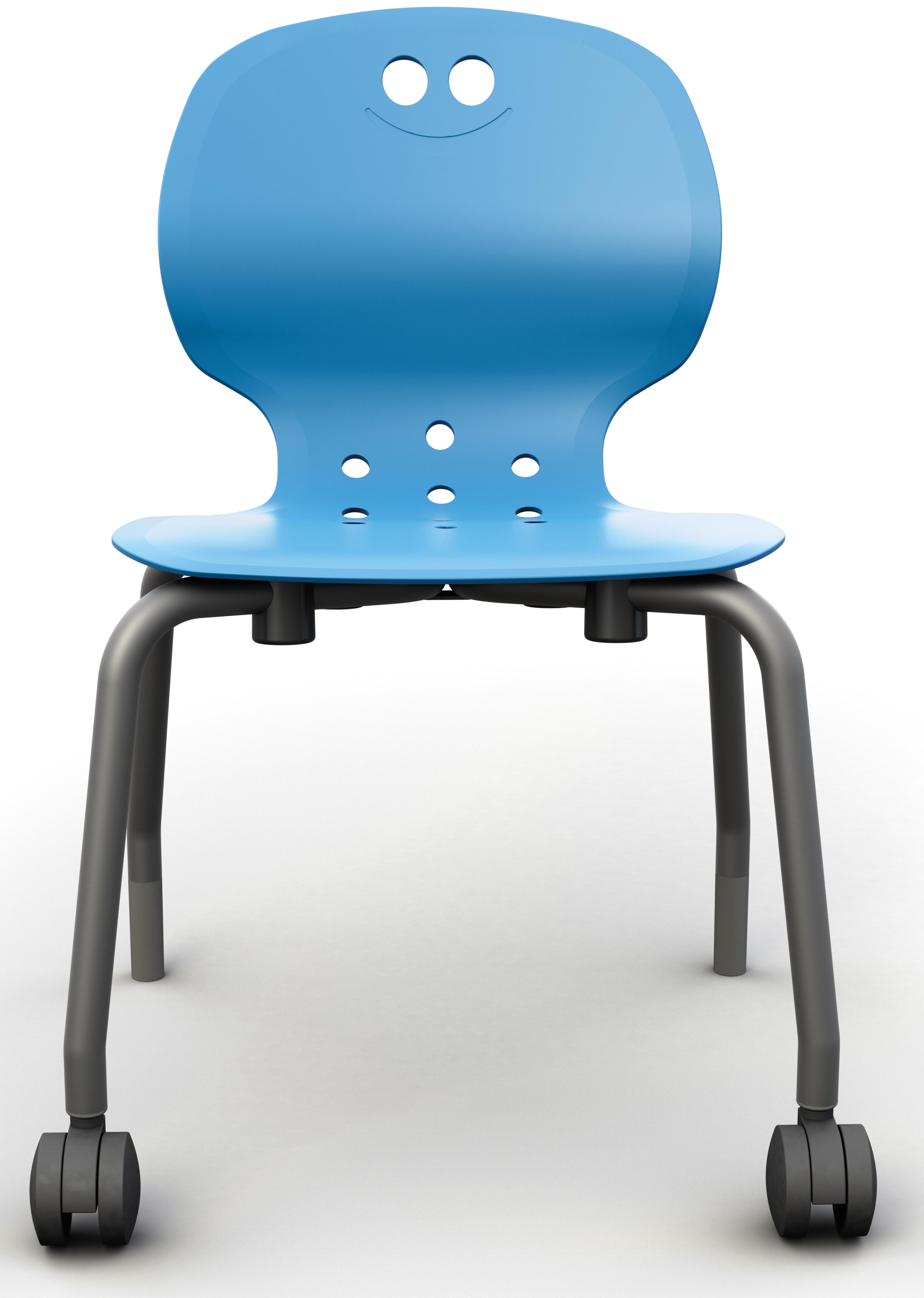 Emoji Child Size Chair with SemiMobile Glides Institutional